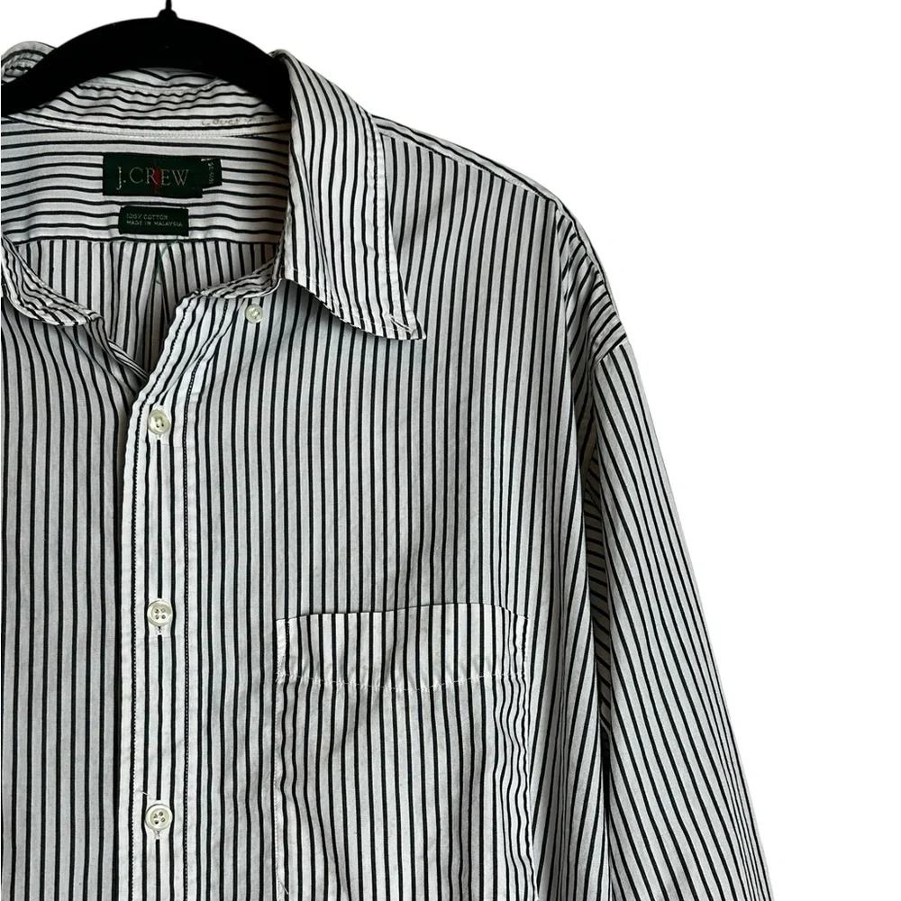 Vintage J.Crew Oarsman Button Down Shirt Striped Ivy League Preppy Casual